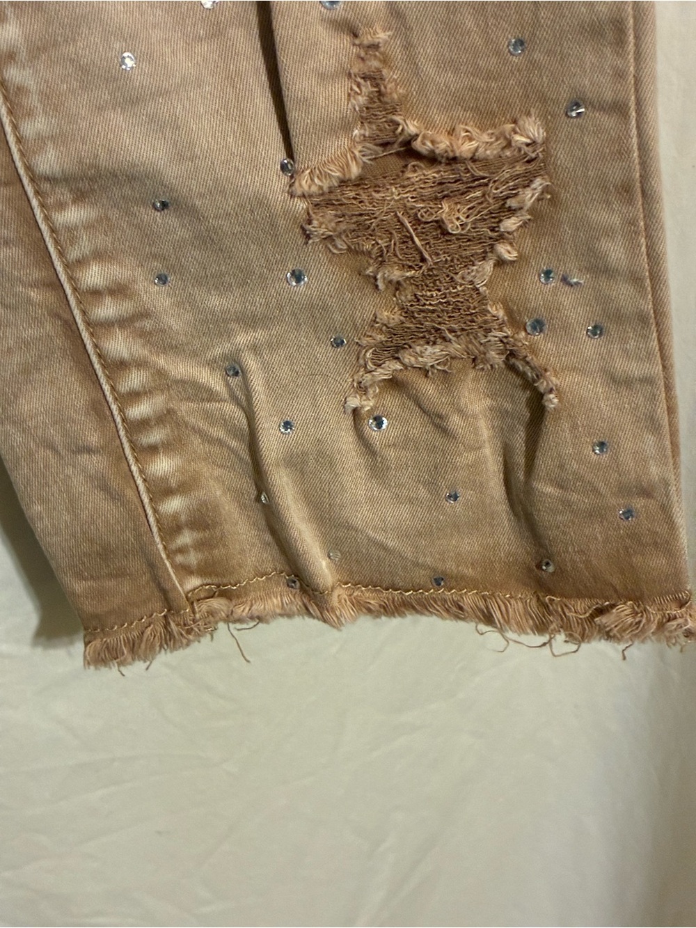 Blue B Distressed Star Rhinestone Jeans - Picture 3 of 8